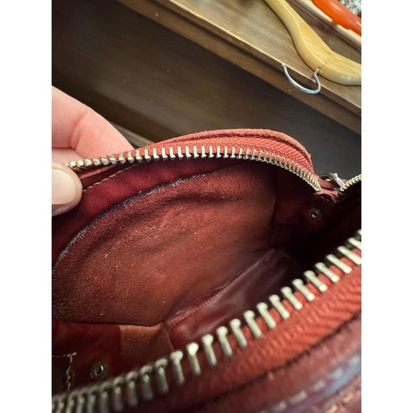 Vintage Burgundy Coach Bellini 9139 Shoulder Bag - Picture 9 of 11